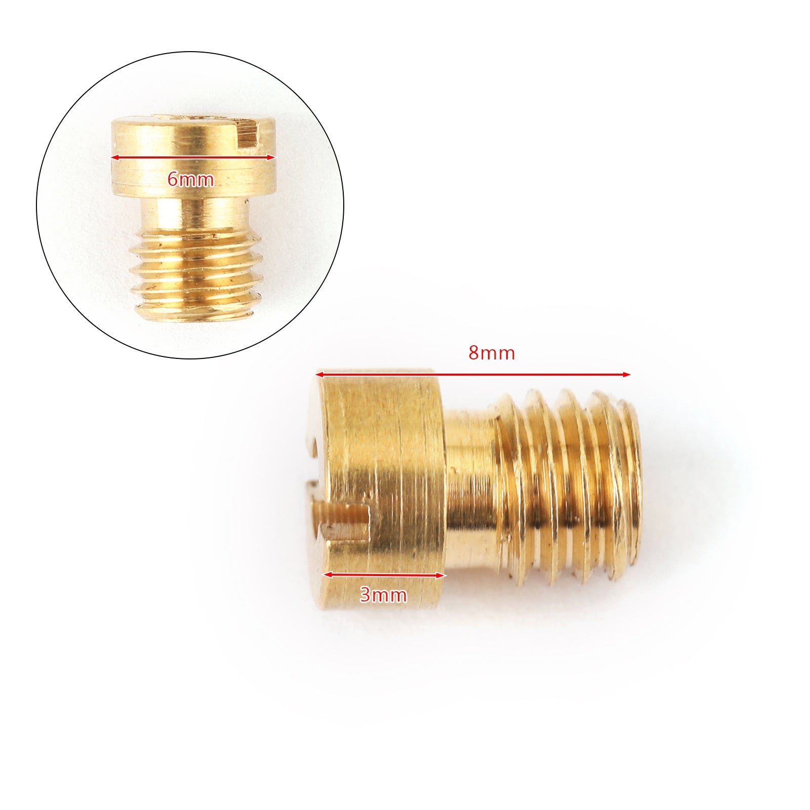 10PCS 5MM Carburetor Main Jet Nozzle Set for Dellorto Carburetor 75 98 - High Performance Replacement Parts for Motorcycles, ATVs, Scooters & Small Engines - Perfect for Tuning, Repair and Maintenance