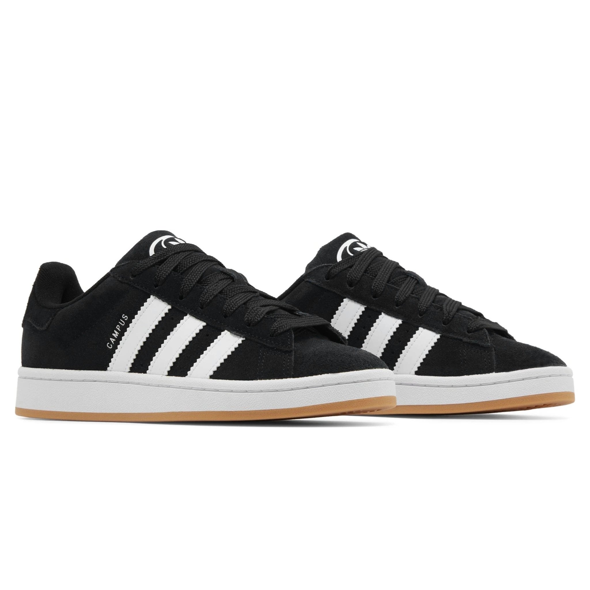 Adidas Campus 00s Kids Sneakers - Black & White Gum Sole - Casual School Shoes for Boys & Girls - Perfect for Everyday Wear, Playground & Sports Activities