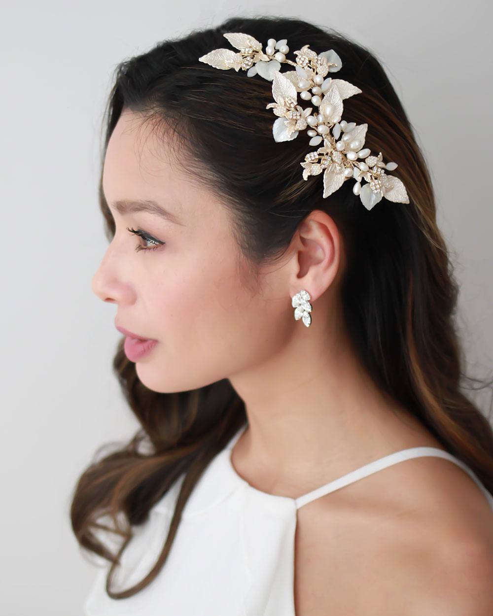 Cesili Pearl Hair Clips for Women - Elegant Pearl Barrettes for Updos, Ponytails & Braids - Perfect for Weddings, Parties & Everyday Styling