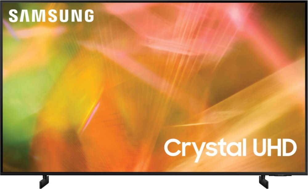 SAMSUNG 75 Inch 4K UHD Smart LED TV with HDR, Alexa Built-in, Crystal Processor 4K (UN75AU8000B) - Perfect for Home Theater, Gaming & Streaming Netflix, Hulu, Prime Video