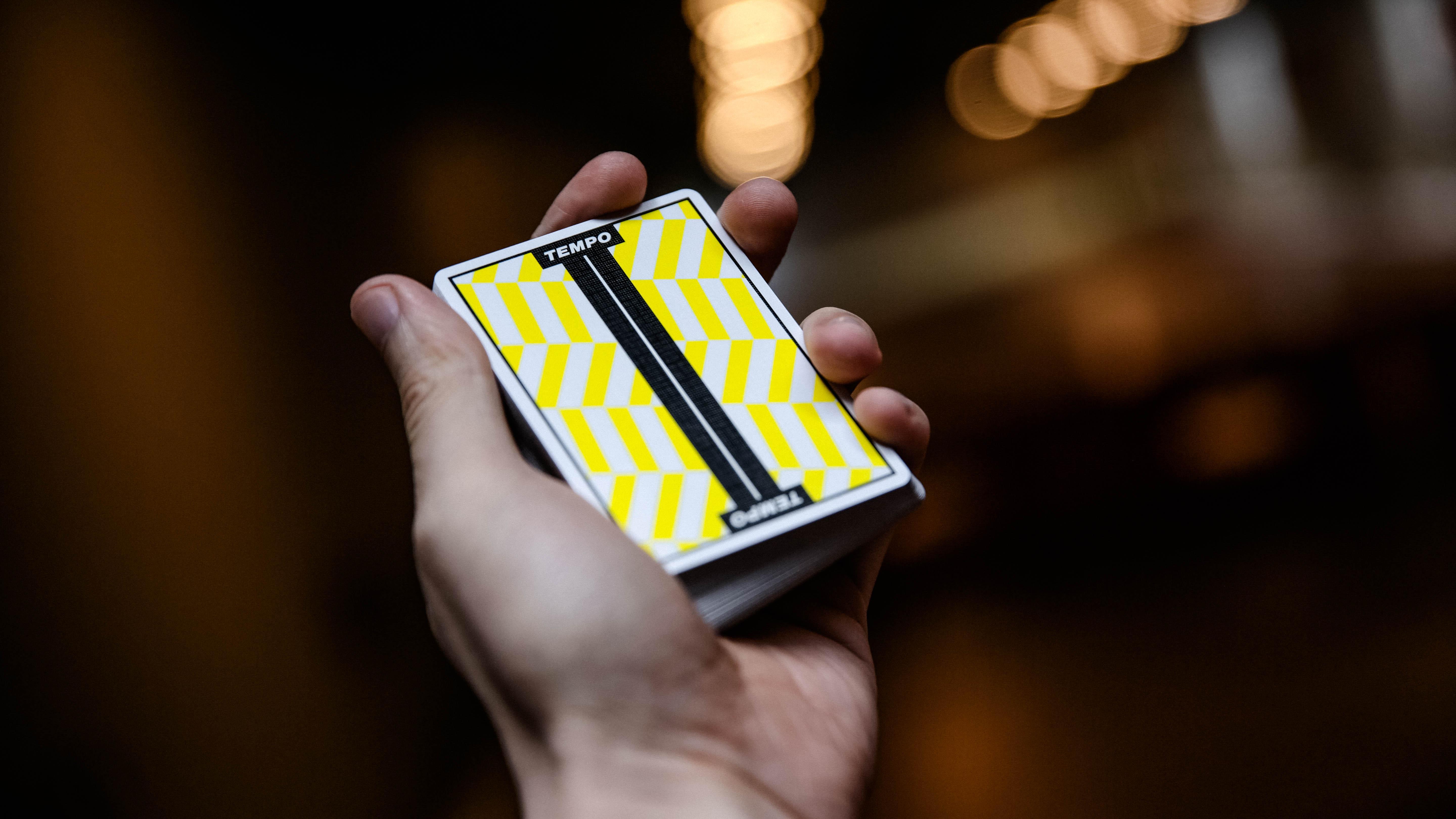 Premium Tempo Playing Cards - Classic Design for Poker, Magic Tricks & Card Games | Perfect for Family Game Nights, Casino Parties & Professional Performances