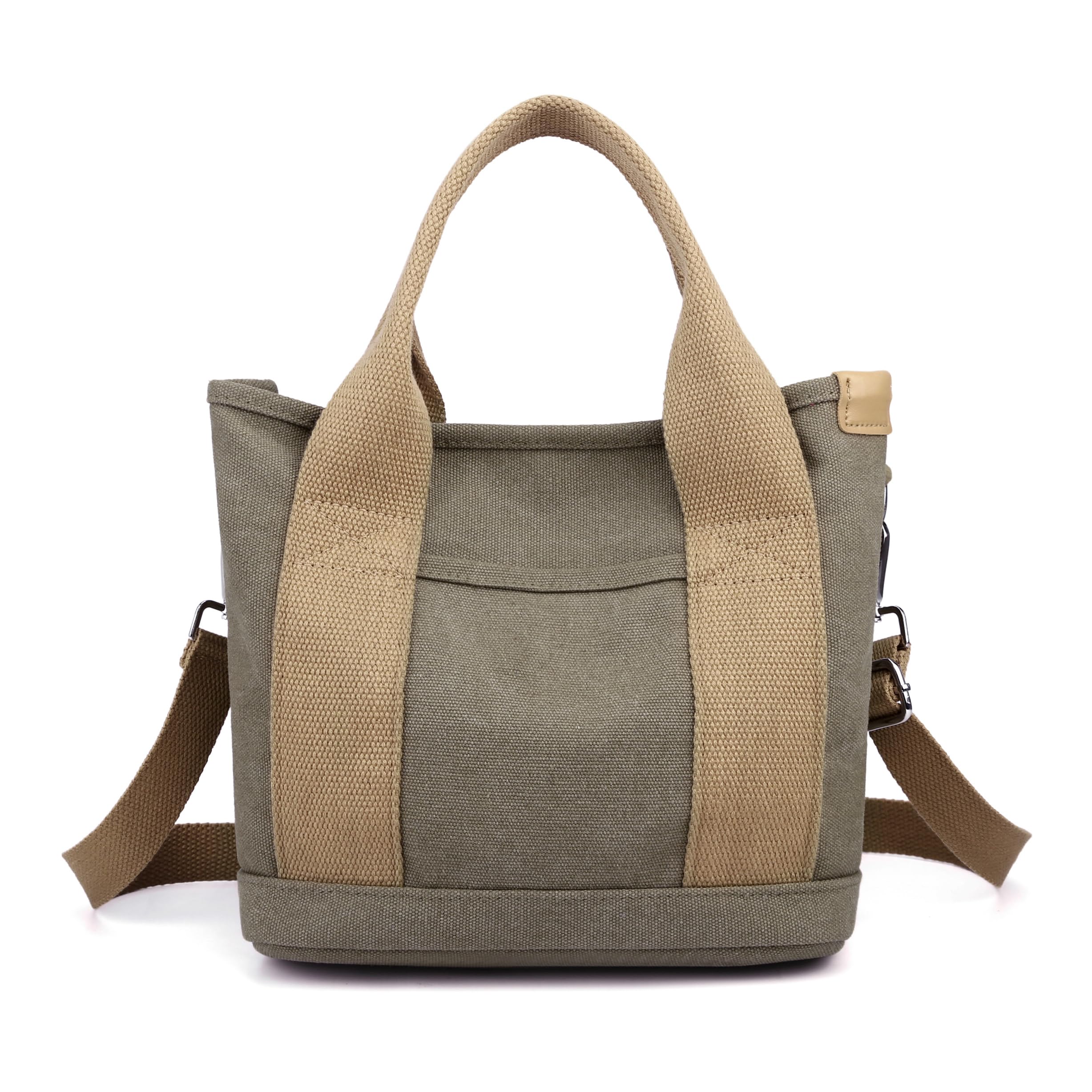 Stylish Canvas Tote Bag with Zipper for Women - Crossbody Shoulder Bag, Satchel Hobo & Messenger Purse 2024 | Perfect for Work, Travel & Everyday Use