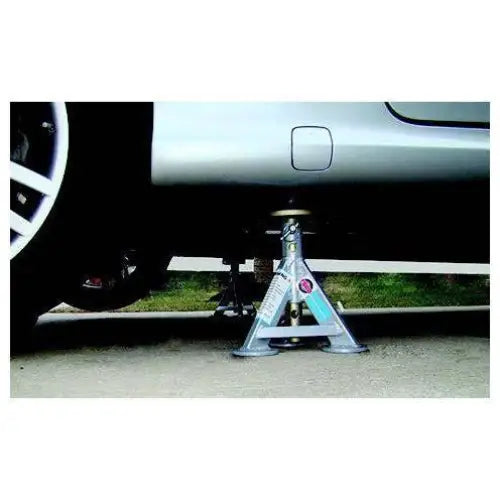 ESCO 10499 3 Ton Short Jack Stands (Pair) - Heavy Duty Car Lift Support for Vehicle Maintenance, Tire Changes & Auto Repair - Compact Design for Low Clearance Vehicles