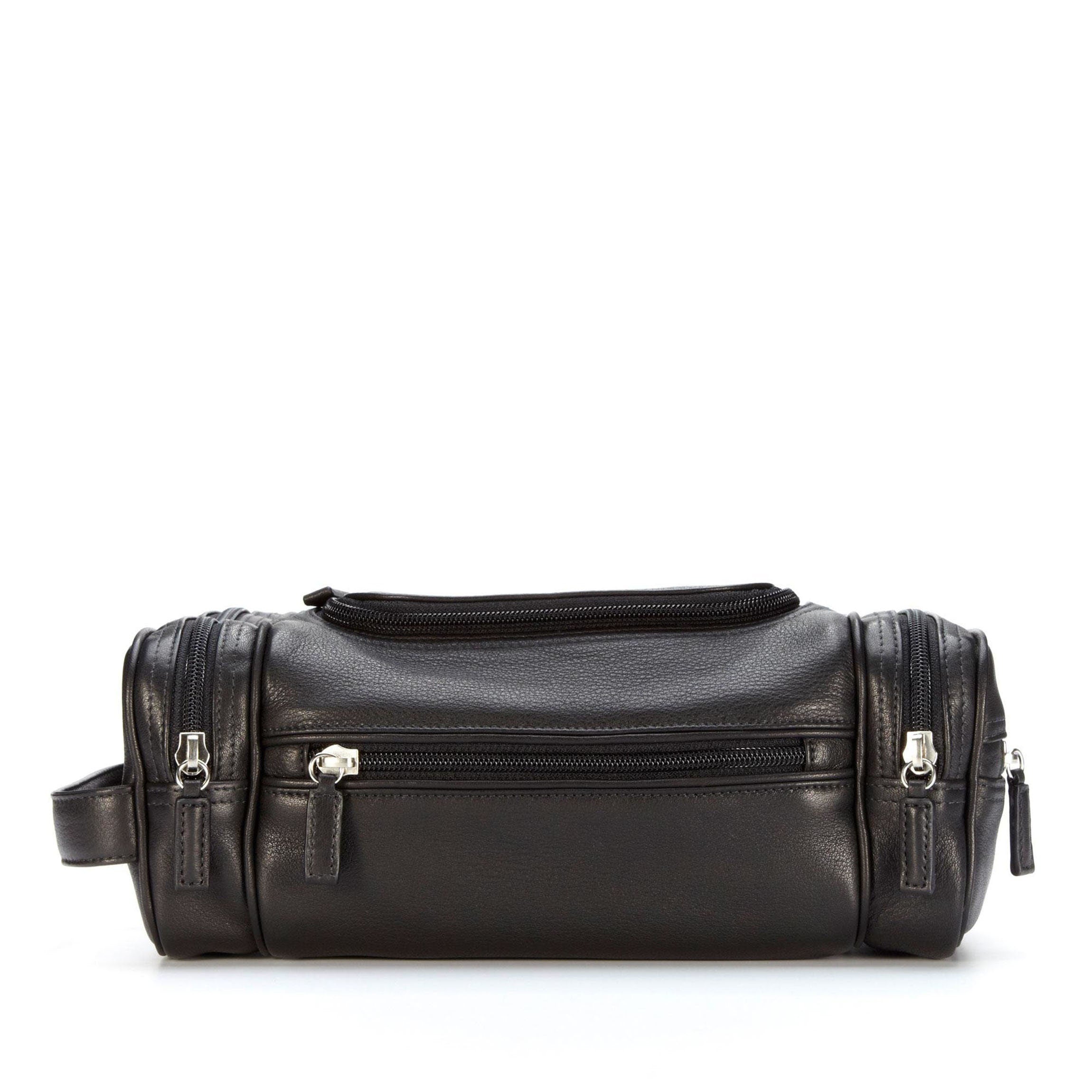 Premium Multi-Pocket Toiletry Bag for Travel - Black Onyx | Waterproof Cosmetic Organizer for Men & Women | Perfect for Gym, Camping & Business Trips