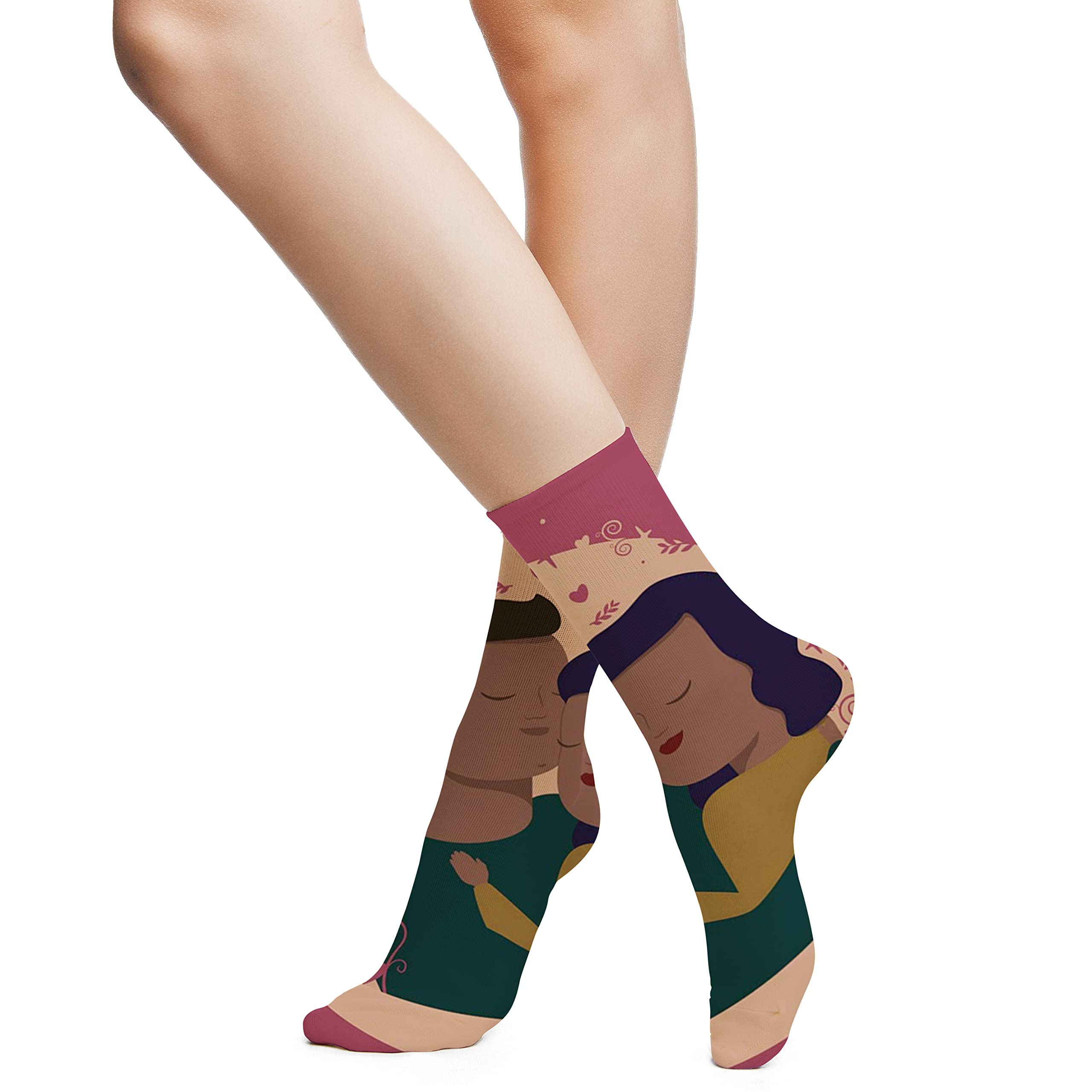 Women's Soft Warm Winter Crew Socks - Multicolor Fashion Casual Socks for Women | Cozy Gift Idea for Cold Weather, Outdoor Activities & Home Relaxation