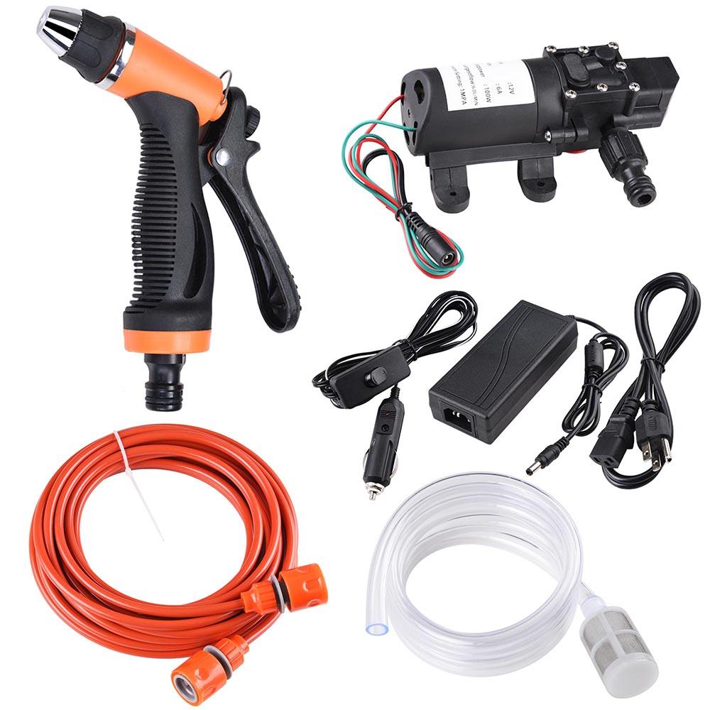 100W 12V High Pressure Car Washer Pump - 160PSI Electric Water Sprayer for Auto Detailing, RV & Boat Cleaning - Portable Pressure Cleaner for Home & Outdoor Use