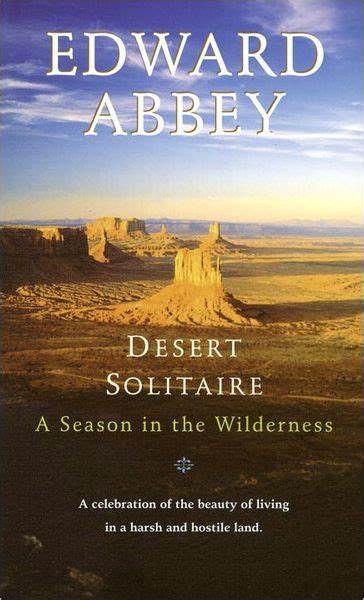 Desert Solitaire by Edward Abbey - Classic American Nature Memoir & Adventure Book for Outdoor Enthusiasts | Perfect for Hiking, Camping & Wilderness Exploration