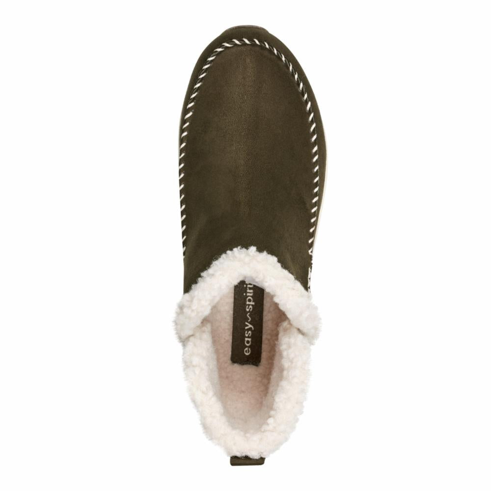 Easy Spirit Women's Tuva2 Comfortable Slip-On Loafers in Brown - Perfect for Work, Travel & Everyday Wear