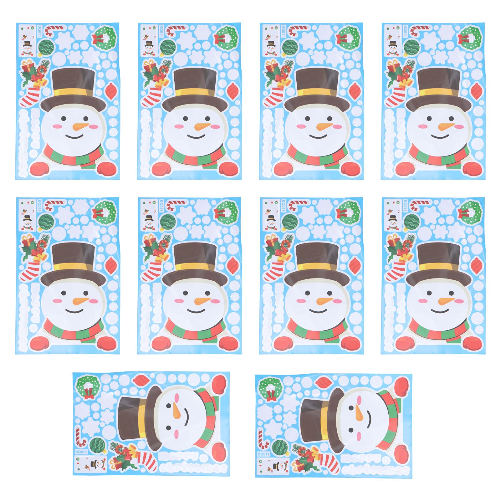 29.5x19.5 Inch Holiday Window Stickers - Colorful Shopping Spree Decals for Store Displays, Cabinets & Glass Doors - Perfect for Christmas, Retail Decor & Seasonal Shop Decorations