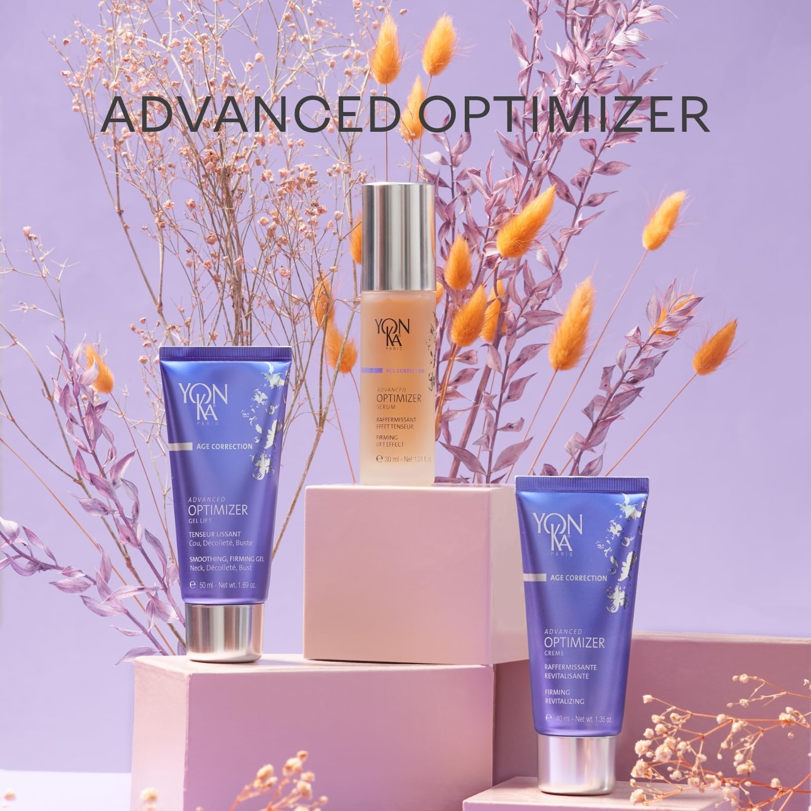 Yon-Ka Advanced Optimizer Cream 50ml - Anti-Aging Face Moisturizer with Hyaluronic Acid to Firm, Tighten & Lift Skin | Clinically Proven, Paraben-Free | Perfect for Night Routine & Mature Skin Care