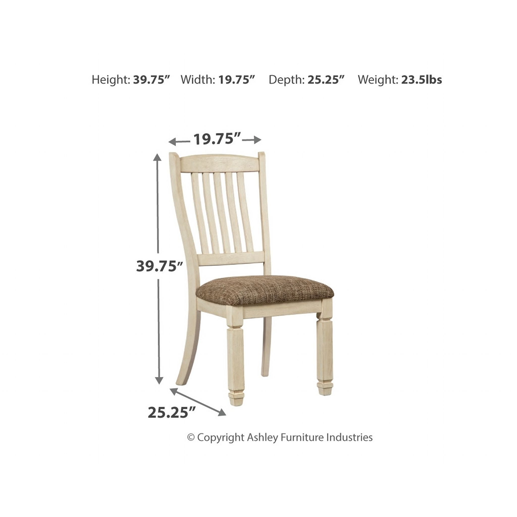 Bolanburg 5-Piece Dining Set - Modern Kitchen Table & Chairs for Small Spaces - Perfect for Apartments, Breakfast Nooks & Cozy Family Meals