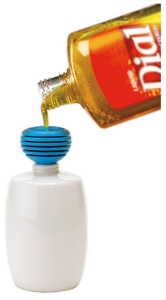 Jokari Easy Funnel for Bottles - Reusable Leak-Proof Transfer Funnel for Liquids, Oils & Chemicals - Perfect for Kitchen, Garage & DIY Projects