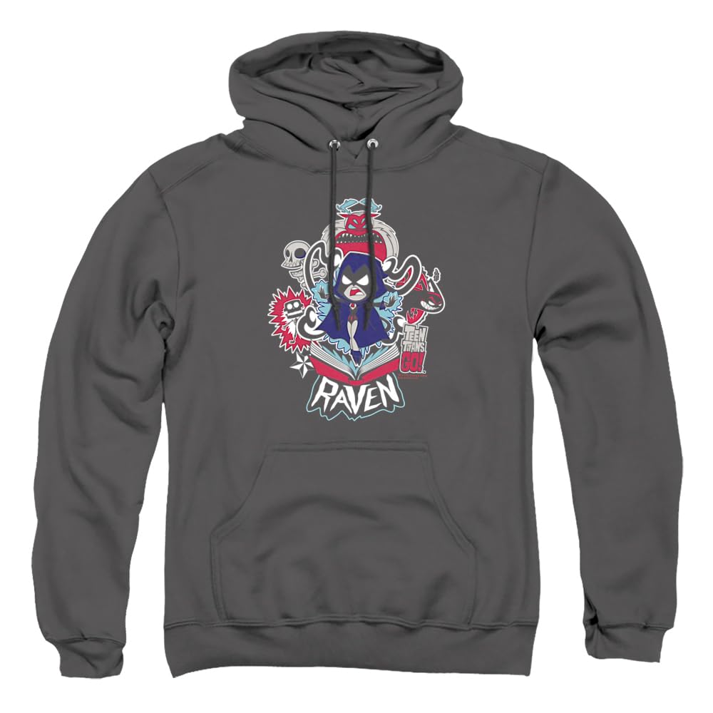 Teen Titans Go Raven Unisex Hoodie for Adults - Soft Pullover Sweatshirt for Cosplay, Casual Wear & Fan Gifts