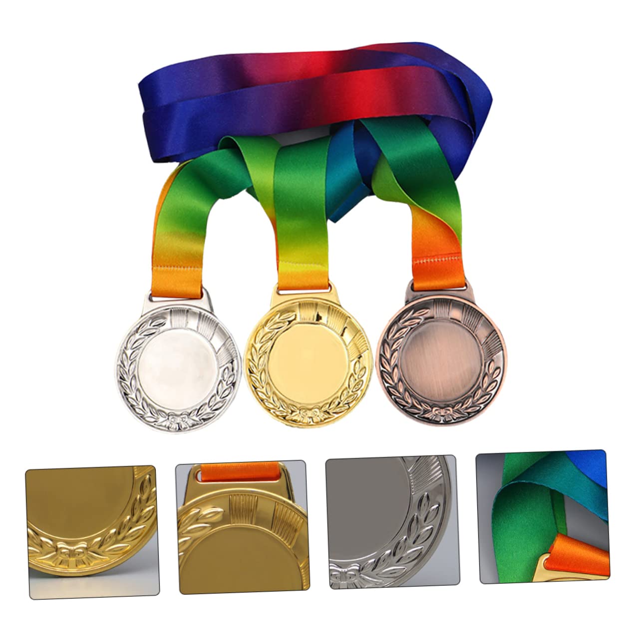OHPHCALL Kids Sports Medal Toy Set - Award Medals for Football Competition, Track & Field Events - Perfect for School Sports Day, Birthday Prizes & Achievement Rewards