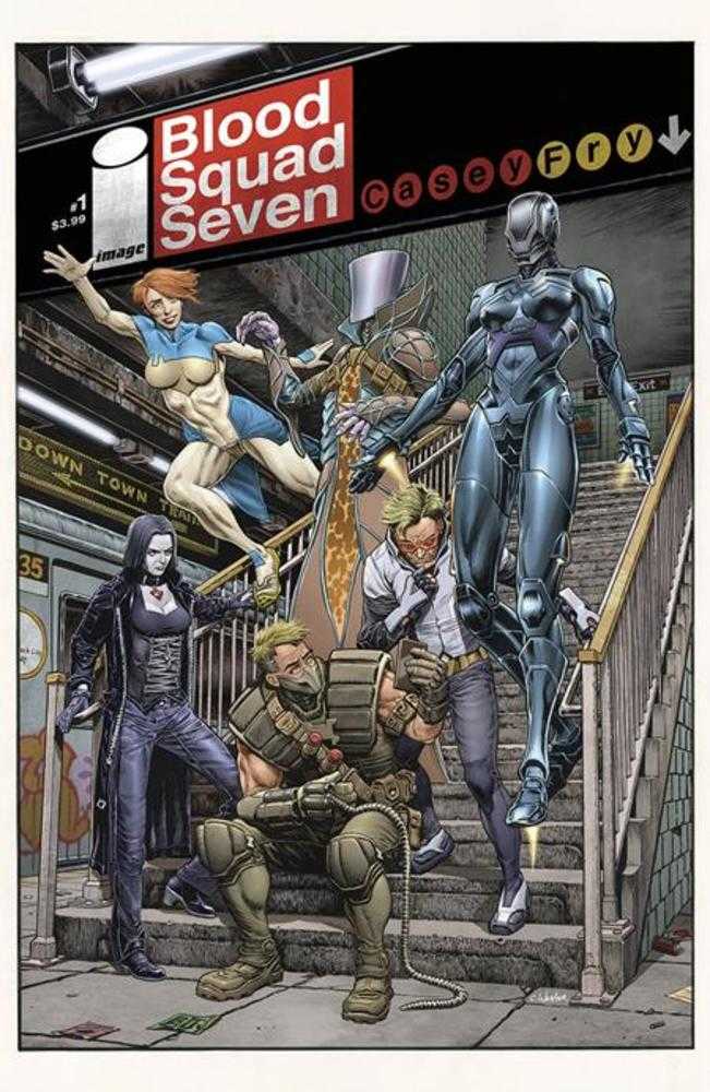 Blood Squad Seven #1 Cover B Chris Weston Variant - Exclusive Comic Book for Collectors | Perfect for Comic Enthusiasts & Gift Giving