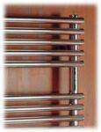 Runtal Neptune NTRED 3320 Hardwired Wall Mounted Towel Warmer - 19.5