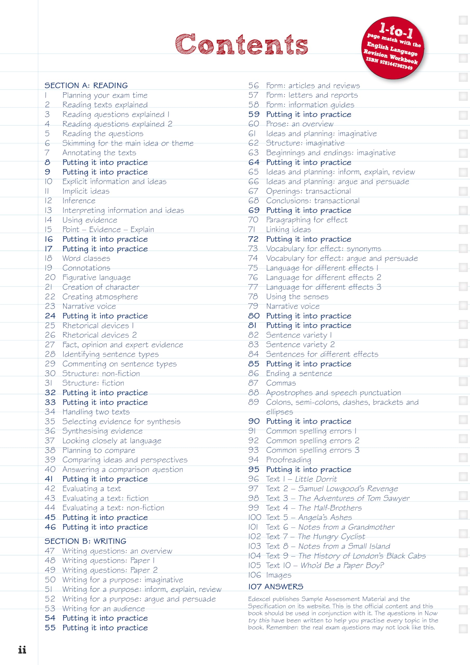 Pearson REVISE Edexcel GCSE English Language Revision Guide - Includes Online Practice & Mock Tests for 2025 and 2026 Exams | Perfect for GCSE Students Preparing for English Language Tests
