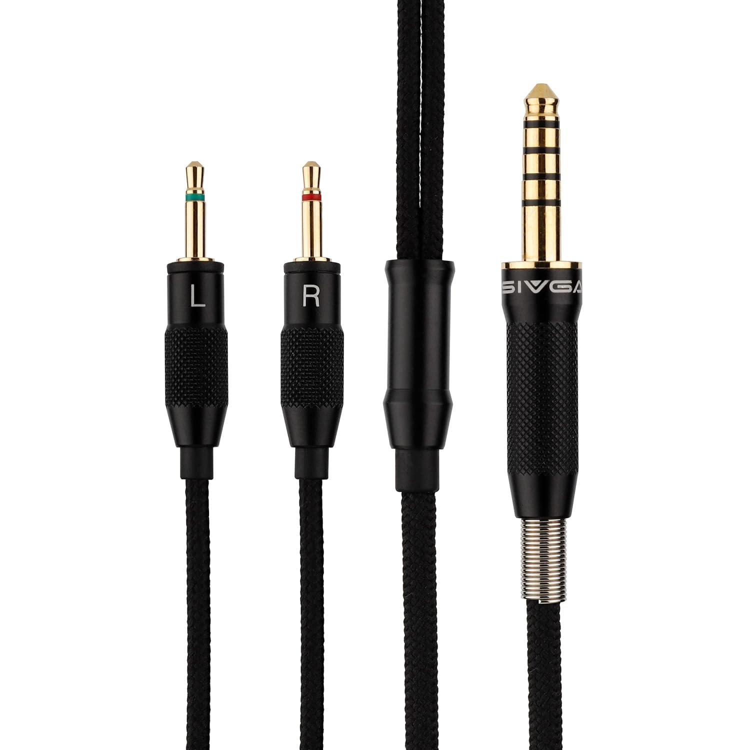 Sivga Replacement Dual 2.5mm to 4.4mm Balanced Headphone Cable - High-Quality Audio Upgrade for Audiophiles & Studio Use