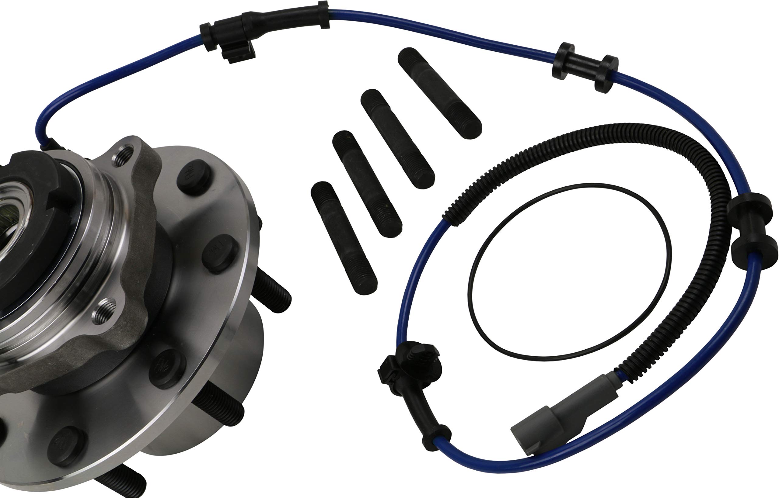 MOOG 515077 Wheel Bearing and Hub Assembly for Ford F-250 Super Duty 4WD 2005-2010 - Front Driver & Passenger Side Replacement - Heavy Duty Towing & Off-Road Use