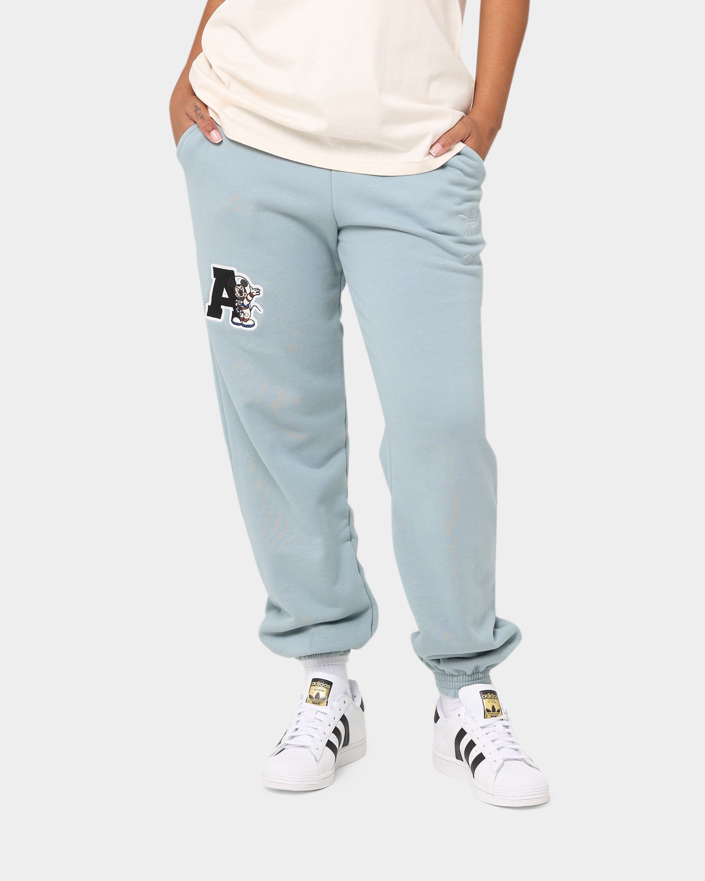 Adidas X Disney Women's Jogger Pants - Magic Grey Color - Comfortable Running & Lounge Wear for Women - Perfect for Workouts, Yoga, and Casual Outfits