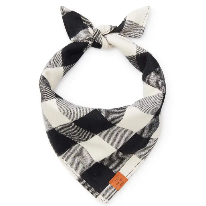 Black and White Checkered Bandana - Stylish Cotton Neck Scarf for Men & Women - Perfect for Outdoor Activities, Fashion Accessories, and Pet Bandanas