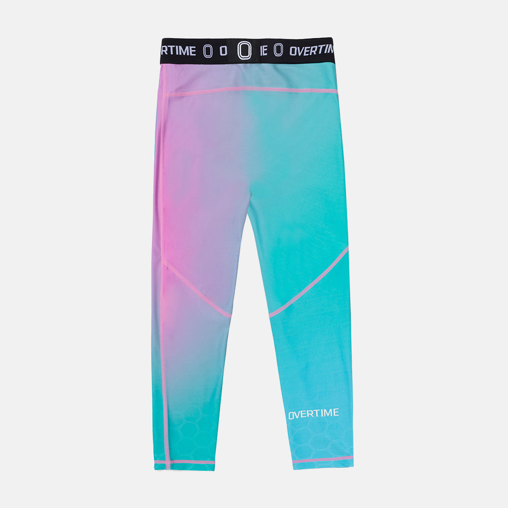 Valid Aura 3/4 Compression Tights for Women - High Waist Workout Leggings, Yoga Pants & Running Tights - Moisture Wicking & Breathable for Gym, Sports & Active Lifestyle