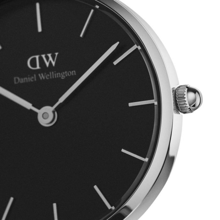 Daniel Wellington Petite Sterling Silver Watch DW00100220 - Elegant & Minimalist Women's Watch for Everyday Wear, Office & Special Occasions