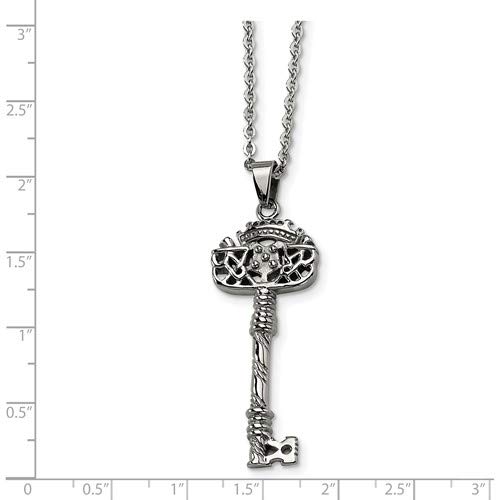 Stainless Steel Black Heart Circle Necklace for Women - 24 Inch Dainty Jewelry Gift for Her - Perfect for Valentine's Day, Anniversary & Romantic Occasions