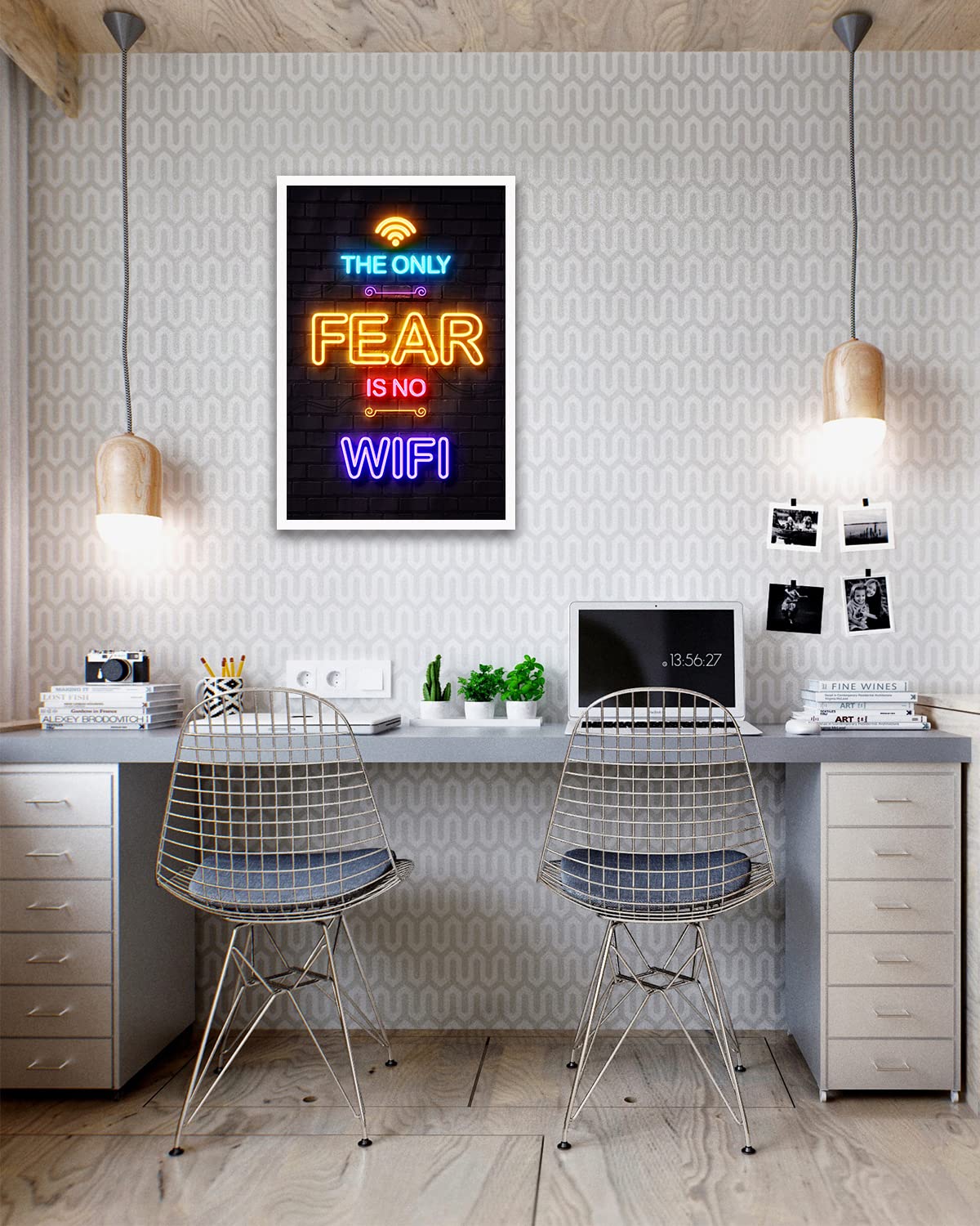 Gaming Posters for Boys Room - Cool Video Game Wall Art Decor for Bedroom - Black Light Gamer Posters - Canvas Gaming Room Decor - 16x24 Inch Unframed Wall Art - Perfect for Teen Boys Bedroom & Game Room Setup