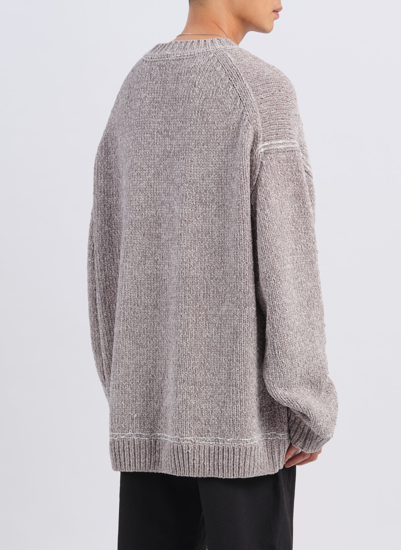 Hand Stitched Polyester Velvet Knitted Pullover Sweater - Cozy Winter Wear for Women & Men | Perfect for Casual Outfits, Office & Date Nights