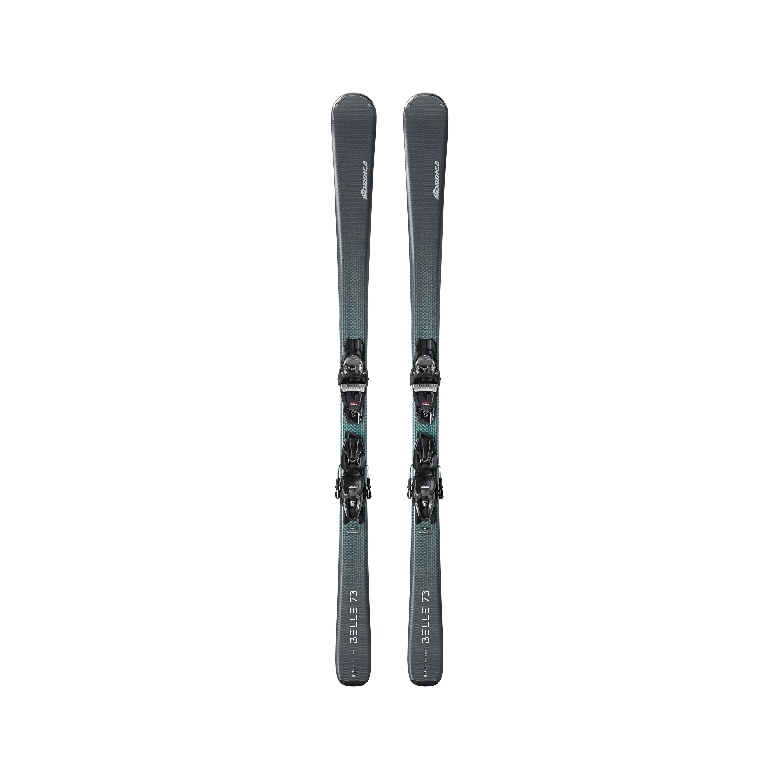 Nordica Belle 73 Skis with TP2 Compact 10 FDT Bindings 2025 - Perfect for All-Mountain Skiing & Freeride Adventures