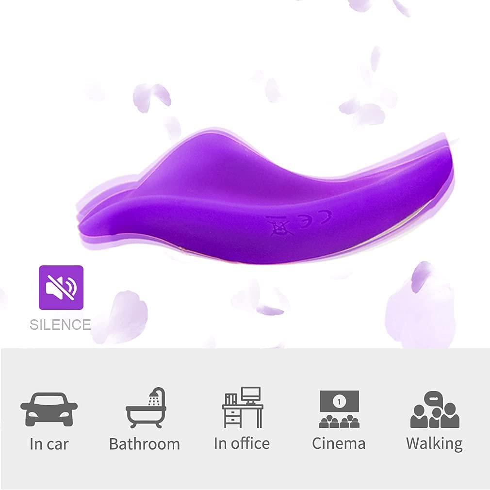 Wireless Remote Control Mini Egg Vibrator for Women - Rechargeable Panty Vibrator with App Control, Hands-Free Stimulation - Perfect for Couples Play, Long Distance & Solo Pleasure