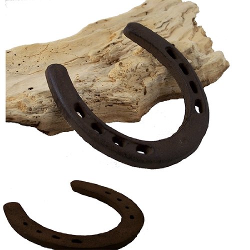 20-Piece Large Bulk Horseshoe Set for DIY Crafts, Home Decor, and Outdoor Party Decorations