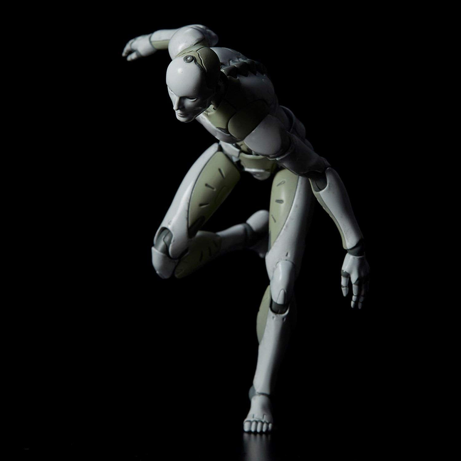 1000toys (Sen Toys) 1/12 TOA Heavy Industries Synthetic Human Green & White Action Figure - Fifth Production - Collectible Anime Model for Display & Photography