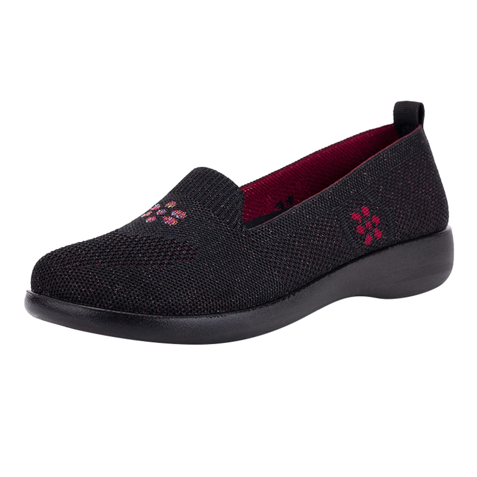 Women's Business Casual Dress Shoes - Ethnic Style Suede Loafers for Work & Office | Comfortable Slip-On Shoes for Professional & Everyday Wear