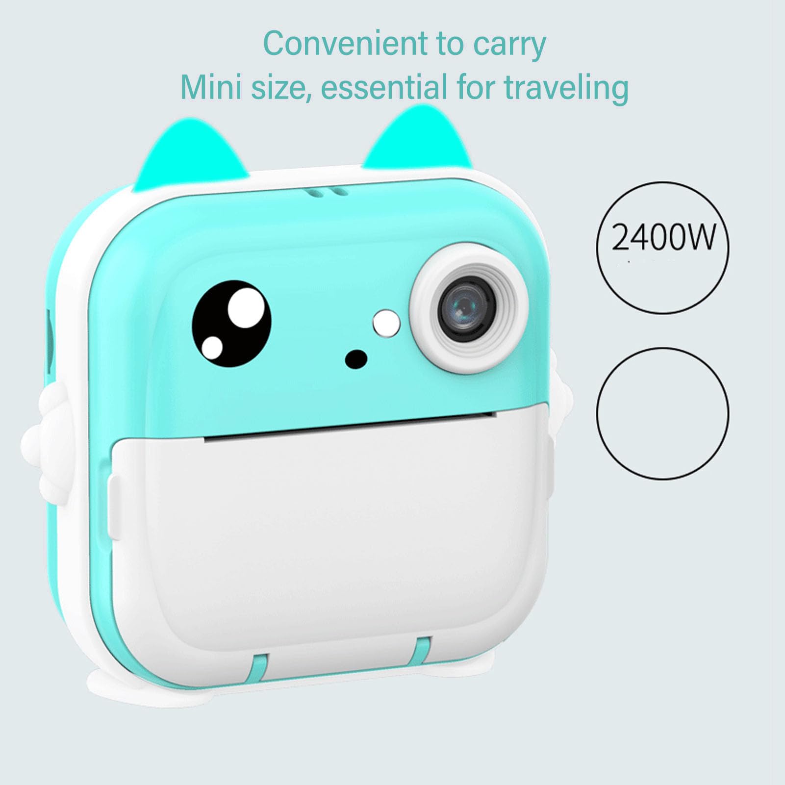 Fockety Instant Print Camera - 48MP Digital Camera with 2.4