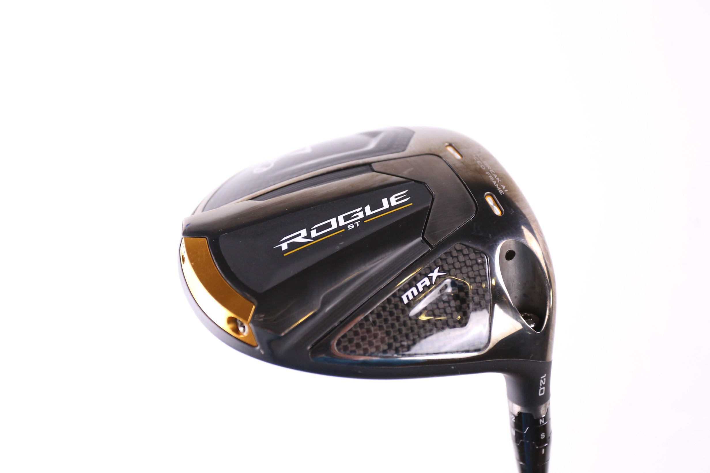 Used Callaway Rogue ST MAX Driver 12° Right Hand Golf Club - Mitsubishi Tensei Blue AV Regular Flex Shaft for Men | Perfect for Improving Distance & Accuracy on the Course