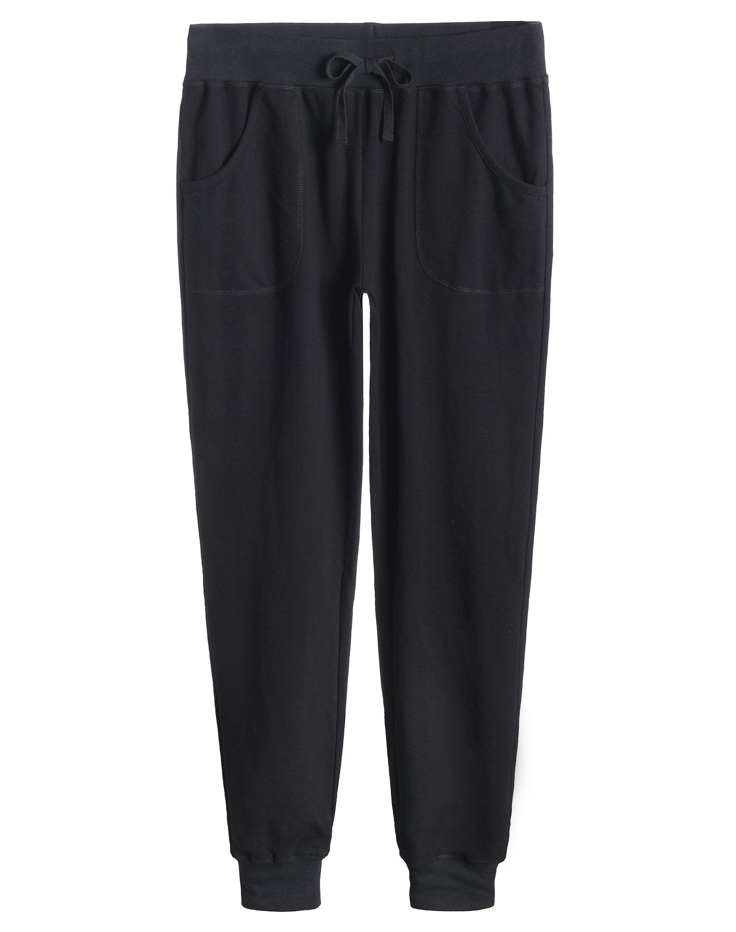 Women's Soft Cotton Jogger Sweatpants with Pockets - Comfortable Lounge Pants for Yoga, Running & Casual Wear
