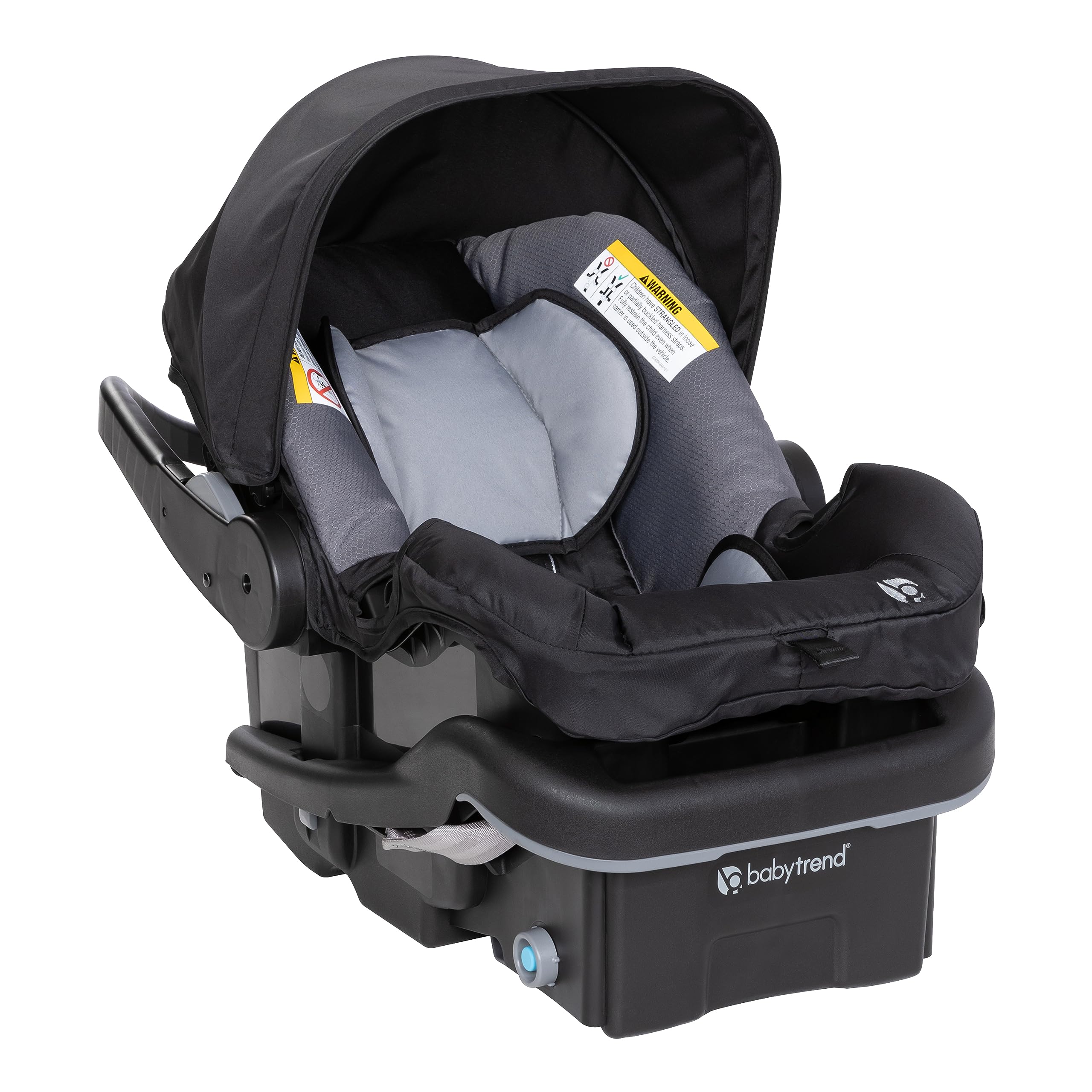 Baby Trend Passport® Seasons All-Terrain Stroller Travel System with EZ-Lift™ PLUS Infant Car Seat - Dash Black | Lightweight & Durable for Outdoor Adventures, Shopping & Travel | Perfect for Newborns & Toddlers