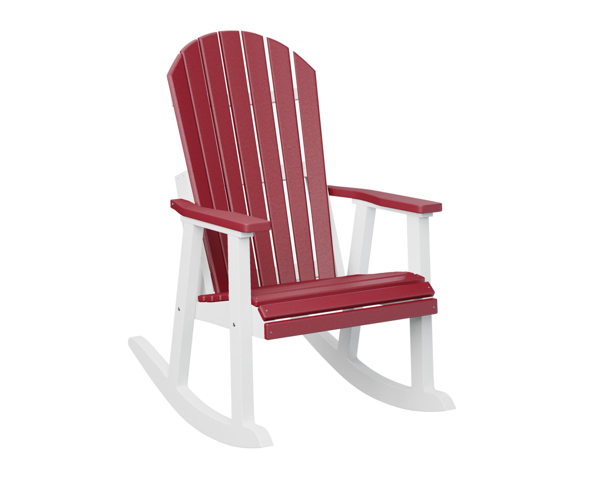 Scarlet Red on White