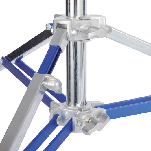 322cm Dual Riser Stainless Steel Junior Pin Combo Stand with Leveling Leg - Perfect for Bowling Alley, Home Practice & Tournament Use