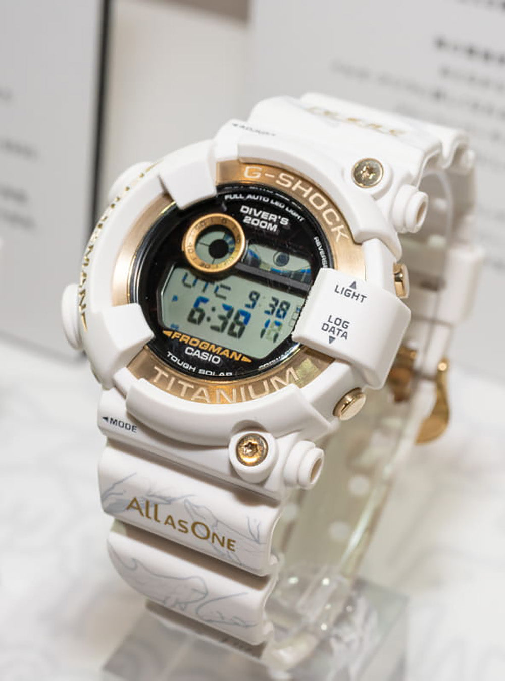CASIO G-Shock Master of G Sea Frogman 30th Anniversary ICERC Japan Collaboration Watch GW-8201K-7JR - Made in Japan, Waterproof, Shock Resistant - Perfect for Diving, Outdoor Adventures & Sports Enthusiasts