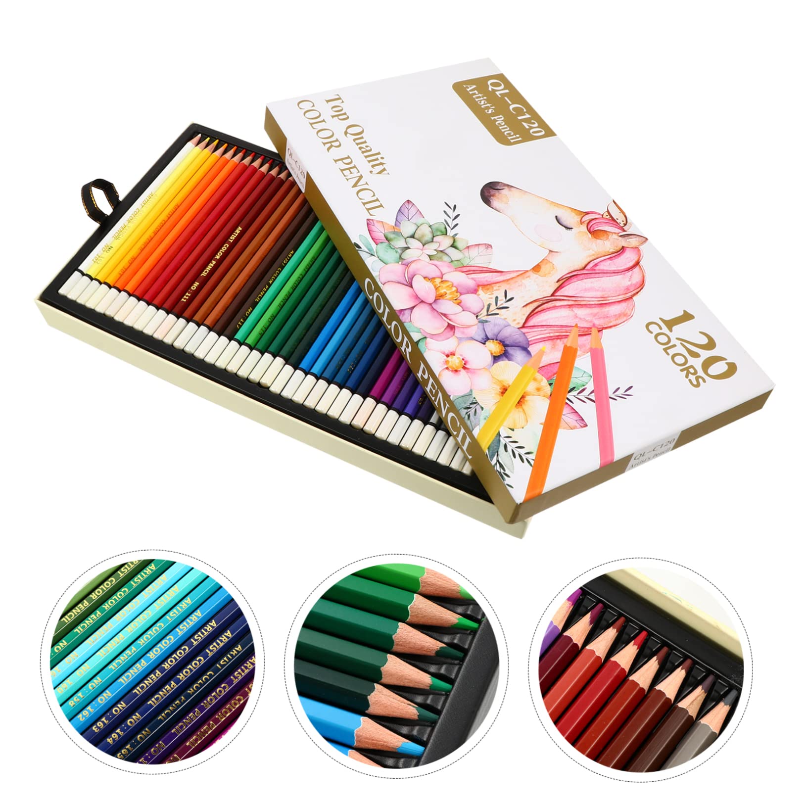 HOODANCOS 2 Sets of 120 Colored Pencils - Vibrant Art Supplies for Drawing, Sketching & Coloring | Perfect for Artists, Students & DIY Craft Projects