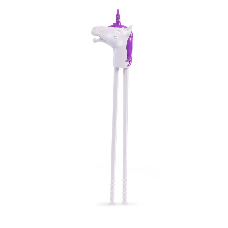 Fred Munchtime Unicorn Chopsticks - Fun Kawaii Animal Chopsticks for Kids & Adults, Perfect for Sushi, Noodles, Asian Food & Party Gifts