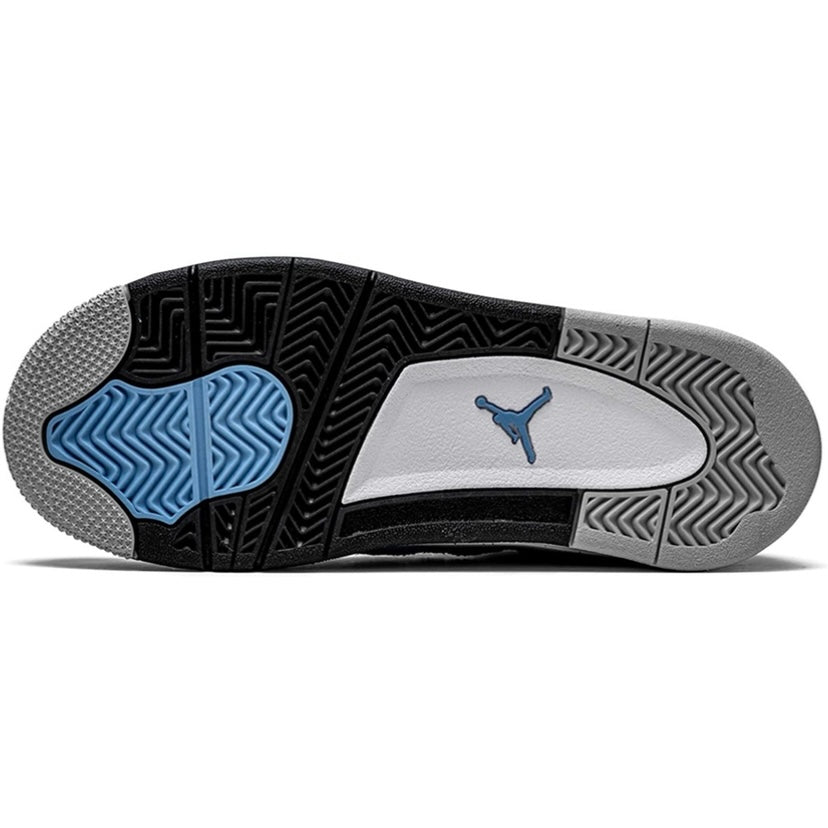 Air Jordan 4 Retro PS UNC University Blue Black Basketball Shoes - Men's Sneakers for Casual Wear & Street Style