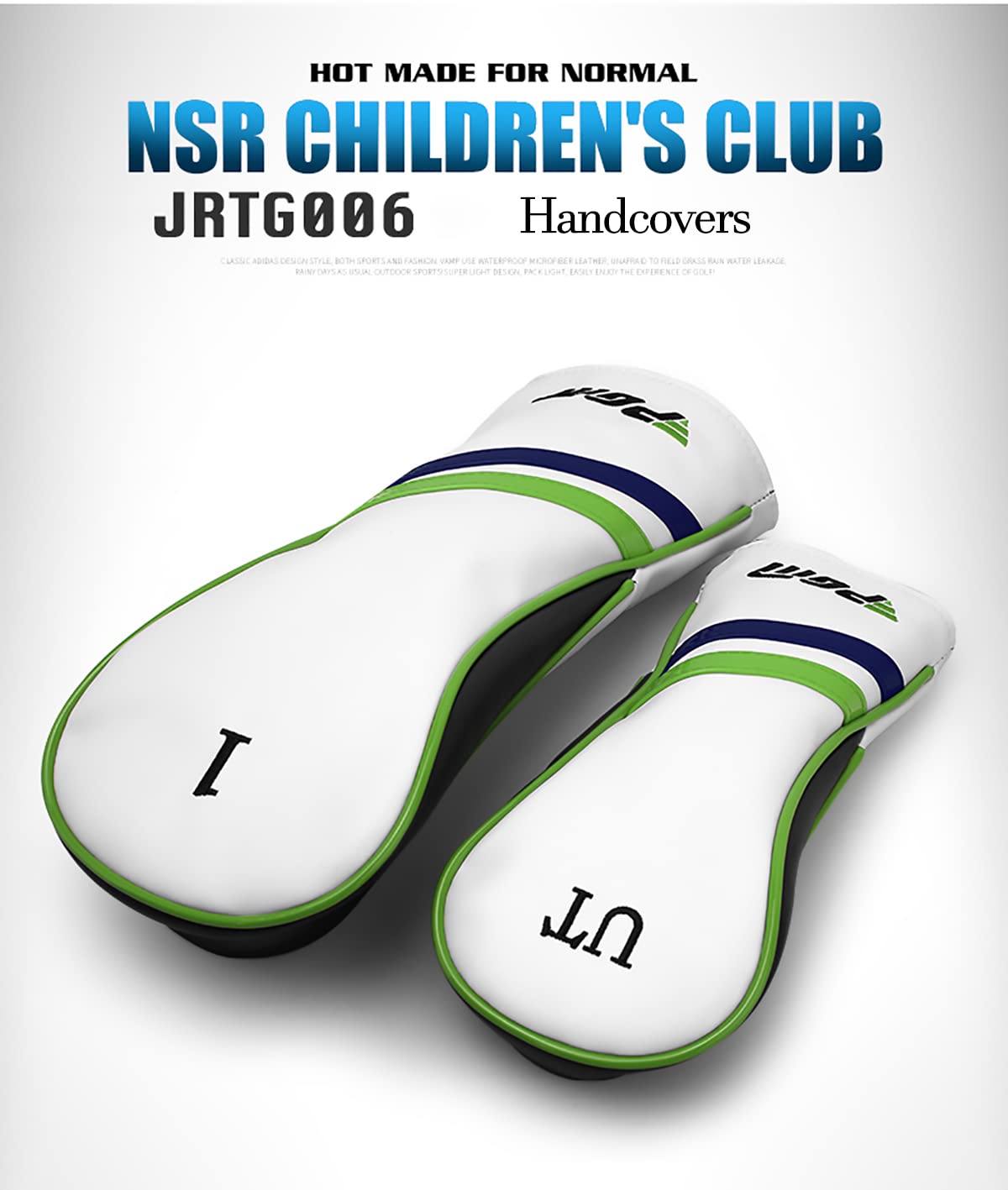 **PGM Junior Golf Club Set for Kids - Right Handed 6-Piece Youth Golf Clubs with Driver, Hybrid, 7 & 9 Irons, Wedge, Putter & Stand Bag - Perfect for Boys & Girls Learning Golf | Includes 2 Headcovers for Protection | Ideal for Backyard Practice, Driving Range & Junior Tournaments**