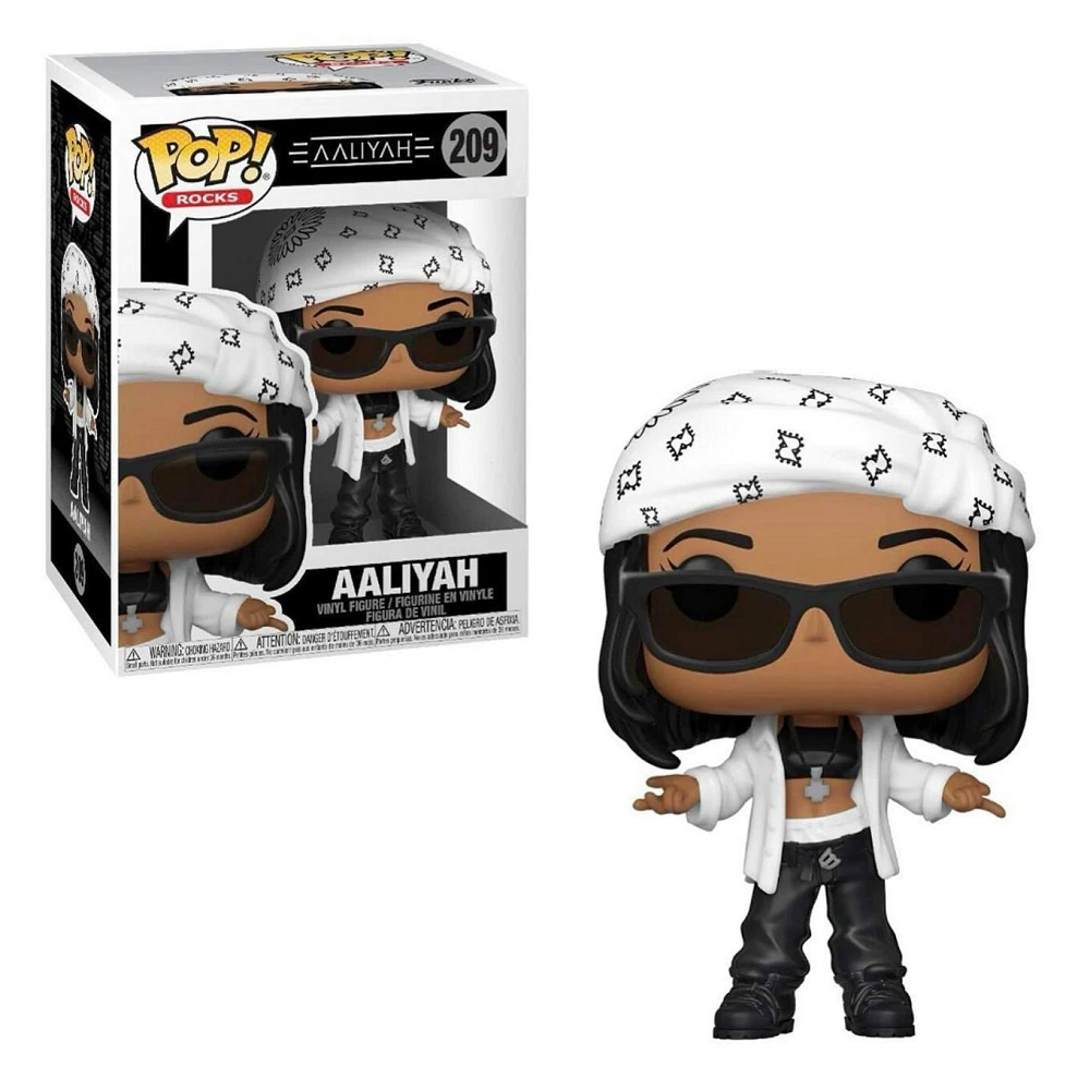 Funko Pop! Aaliyah #209 Vinyl Figure - Exclusive Collectible Pop Music Merchandise - Perfect for Fans, Gift Giving & Pop Culture Displays