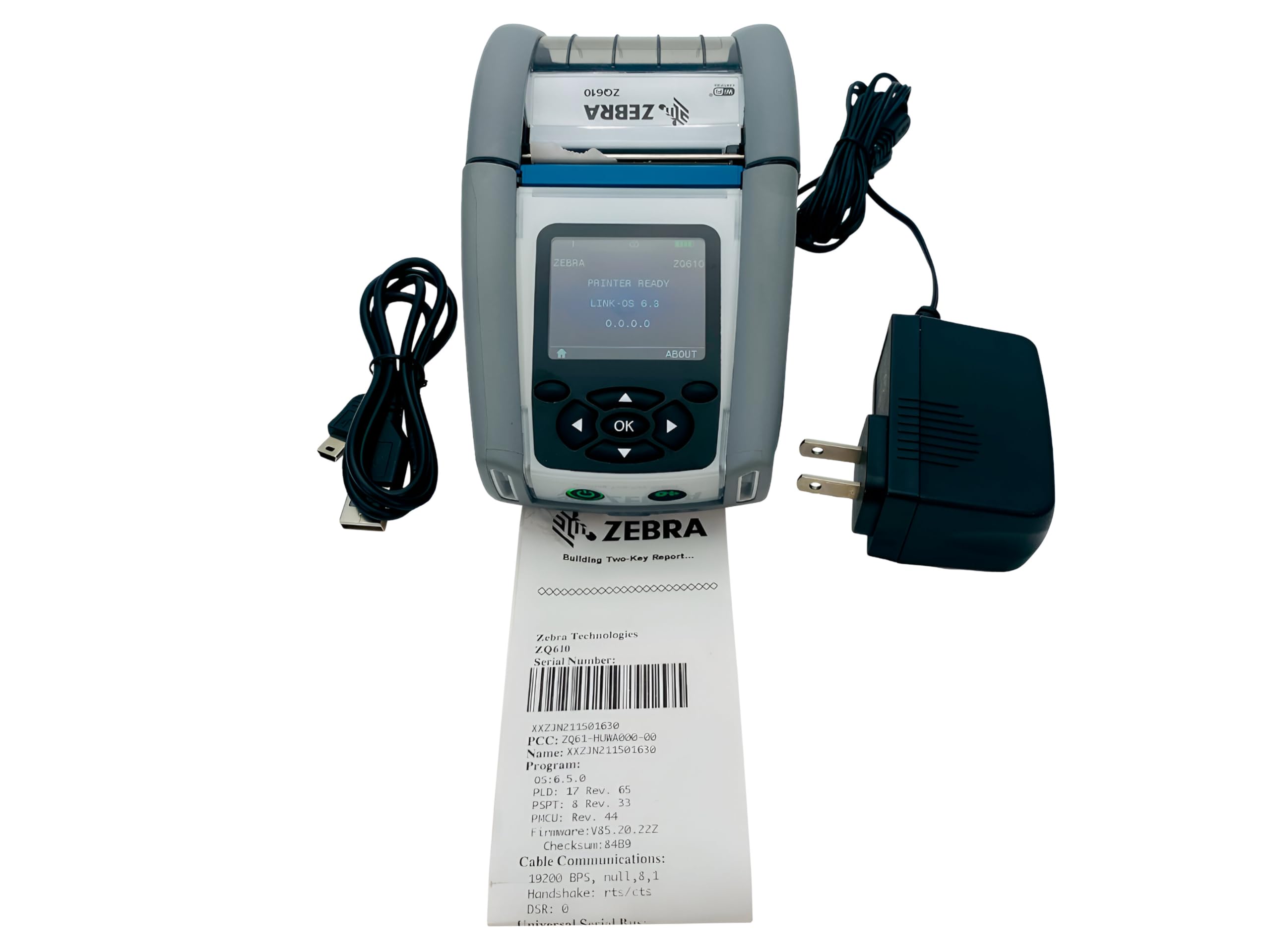 Zebra ZQ610 203dpi Direct Thermal Bluetooth Label Printer (Renewed) - ZQ61-HUWA000-00 | Warehouse Barcode Printing, Shipping Labels & Retail Tagging