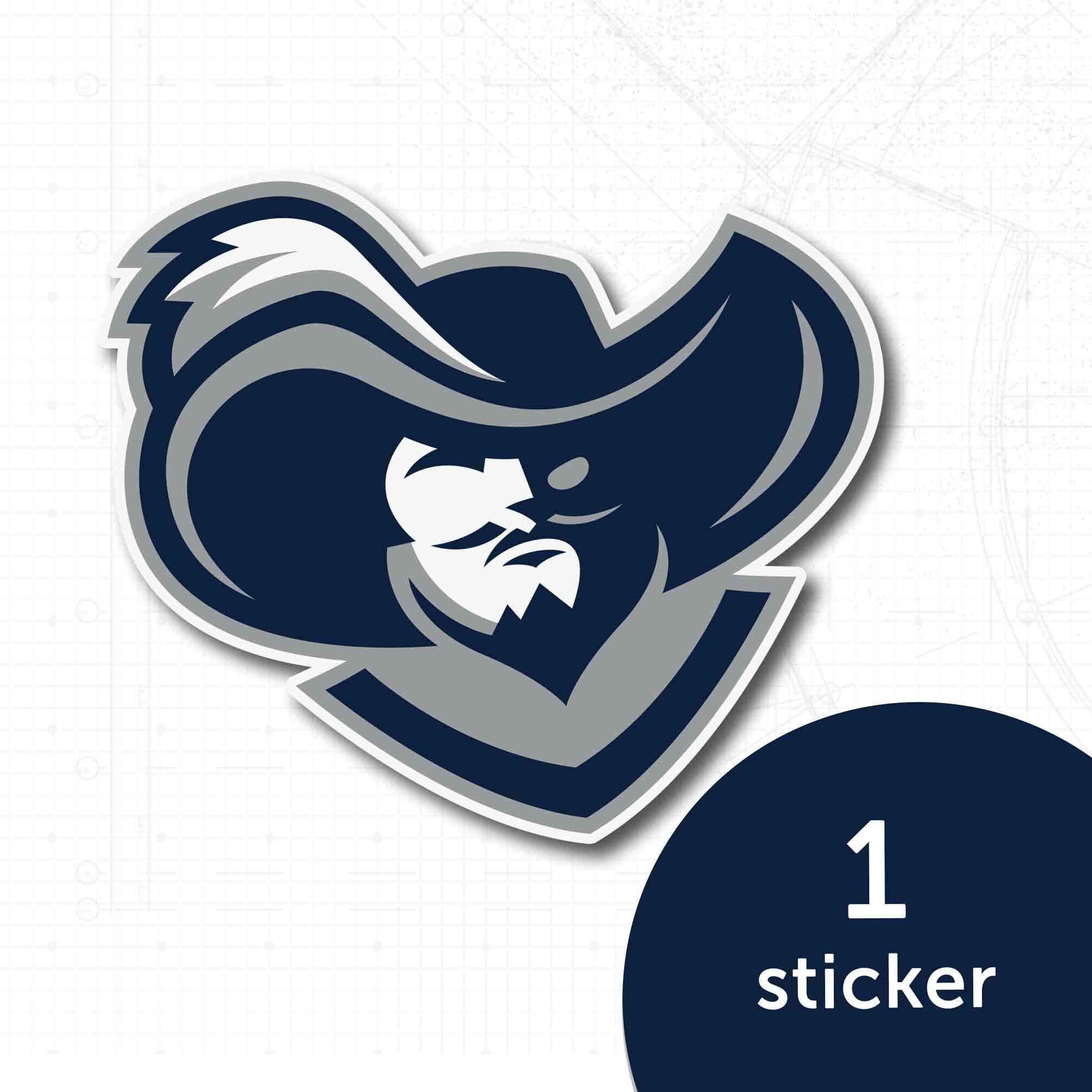 Xavier University Desert Cactus Sticker - XU Musketeers Vinyl Decal for Laptop, Water Bottle, Car & Scrapbook - Durable Waterproof College Decoration for Students & Alumni (IND 009)