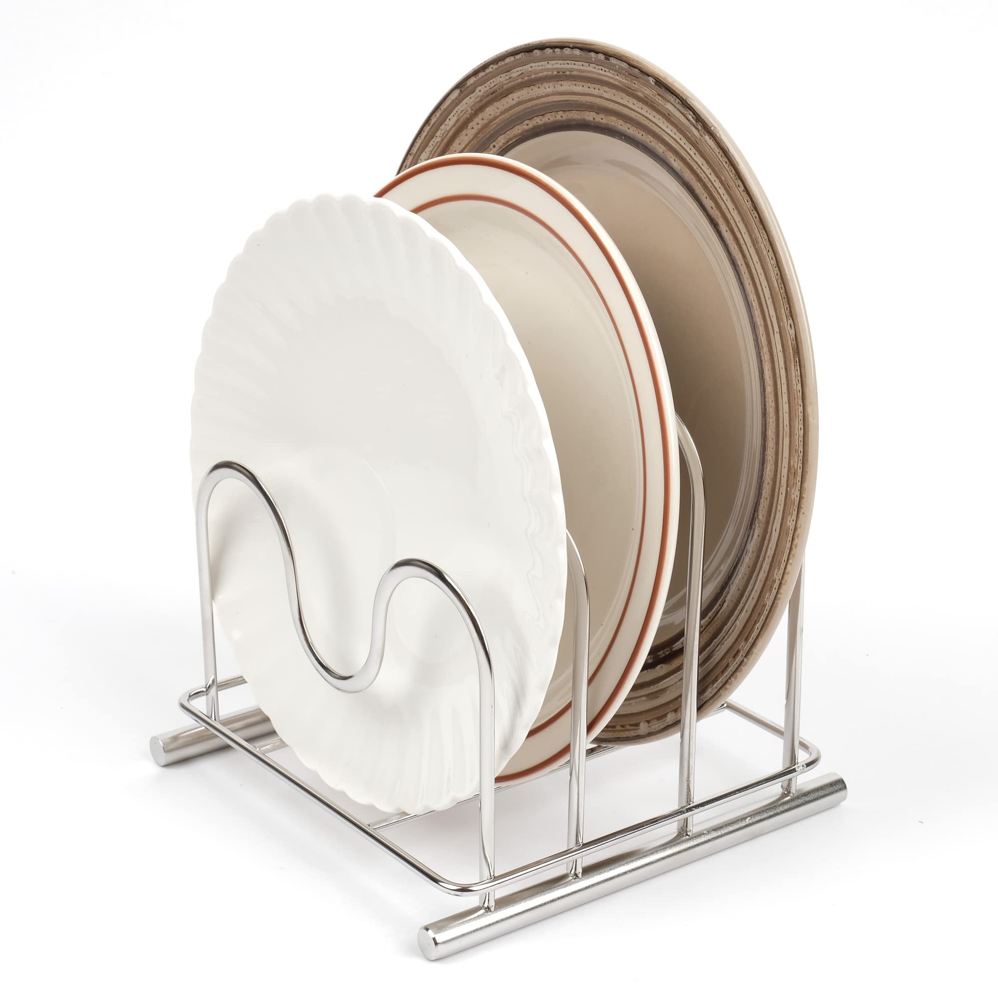 Premium 304 Stainless Steel Wire Cutting Board Holder - 3-Tier Kitchen Organizer Rack for Countertop Storage | Perfect for Small Spaces & Clutter-Free Kitchens